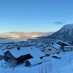 Aurora Very Close To Cable Car And Sherpatrappa Tromsø